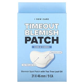 I Dew Care, Timeout Blemish Patch, Chin & Cheeks, 9 Patches