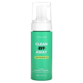 I Dew Care, Clean Zit Away, Nettoyant moussant contre l'acné, 150 ml