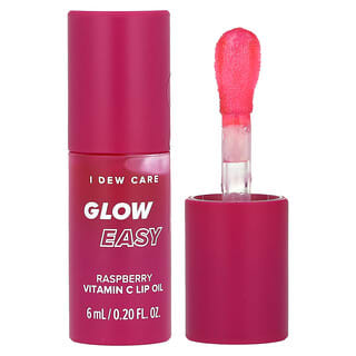 I Dew Care‏, Glow Easy, שמן שפתיים עם ויטמין C, פטל, 6 מ“ל (0.20 אונקיות נוזל)