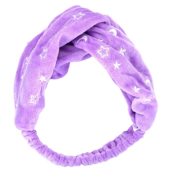 I Dew Care, Twinkle Star Hairband, Haarband mit funkelnden Sternen, lila, 1 Haarband