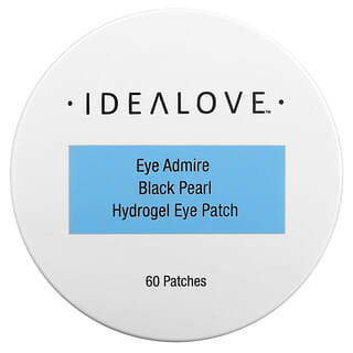 Idealove, Eye Admire Black Pearl Hydrogel Eye Patch, Hydrogel-Augenpads, 60 Pads