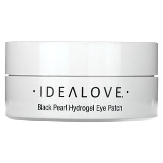 Idealove, Parches de hidrogel con perla negra para el contorno de los ojos, 60 parches