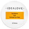 Idealove, Eye Admire, хидрогелни пластири за очи със злато, 60 пластира