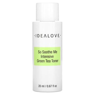 Idealove, So Soothe Me，優效綠茶爽膚水，試用裝，0.67 液量盎司（20 毫升）