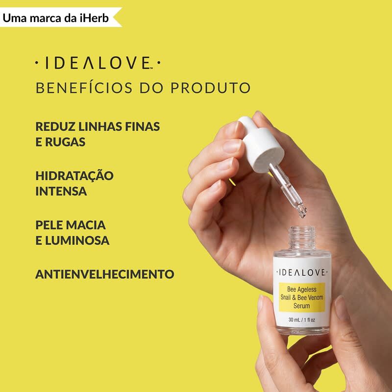 Bee Ageless, Sérum de Veneno de Abelha e Caracol, 30 ml (1 fl oz)
