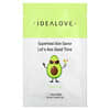 Idealove, Superfood Skin Savior, Let's Avo Good Time, 1 Beauty Sheet Mask, 0.68 fl oz (20 ml)