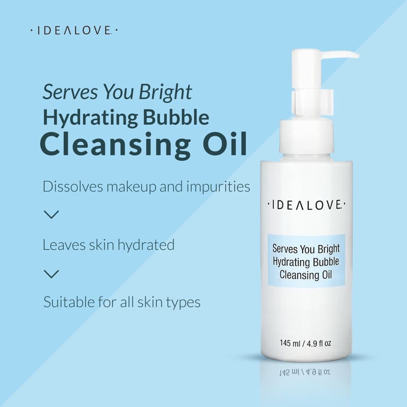 Serves You Bright Hydrating Bubble Cleansing Oil, 4.9 fl oz