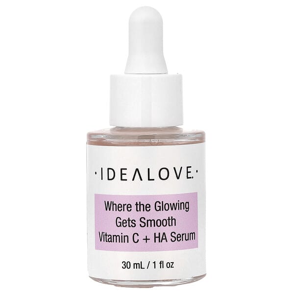 Idealove, Where the Glowing Gets Smooth, Vitamin C + HA Serum, 1 fl oz (30 ml)