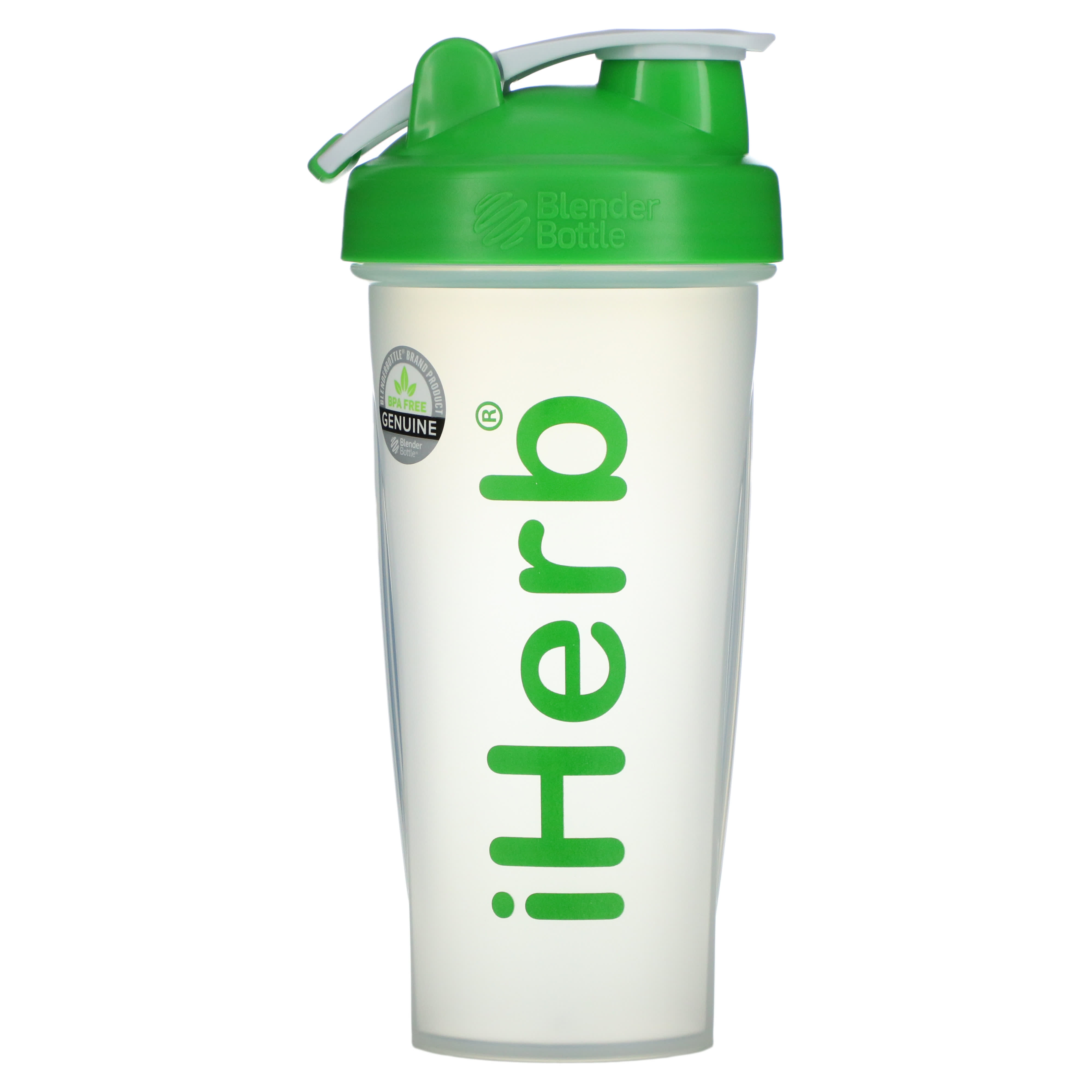 Green Blending Bottle Mixer Shaker Cup Blend Water Protein Vitamin Powder 20 oz 