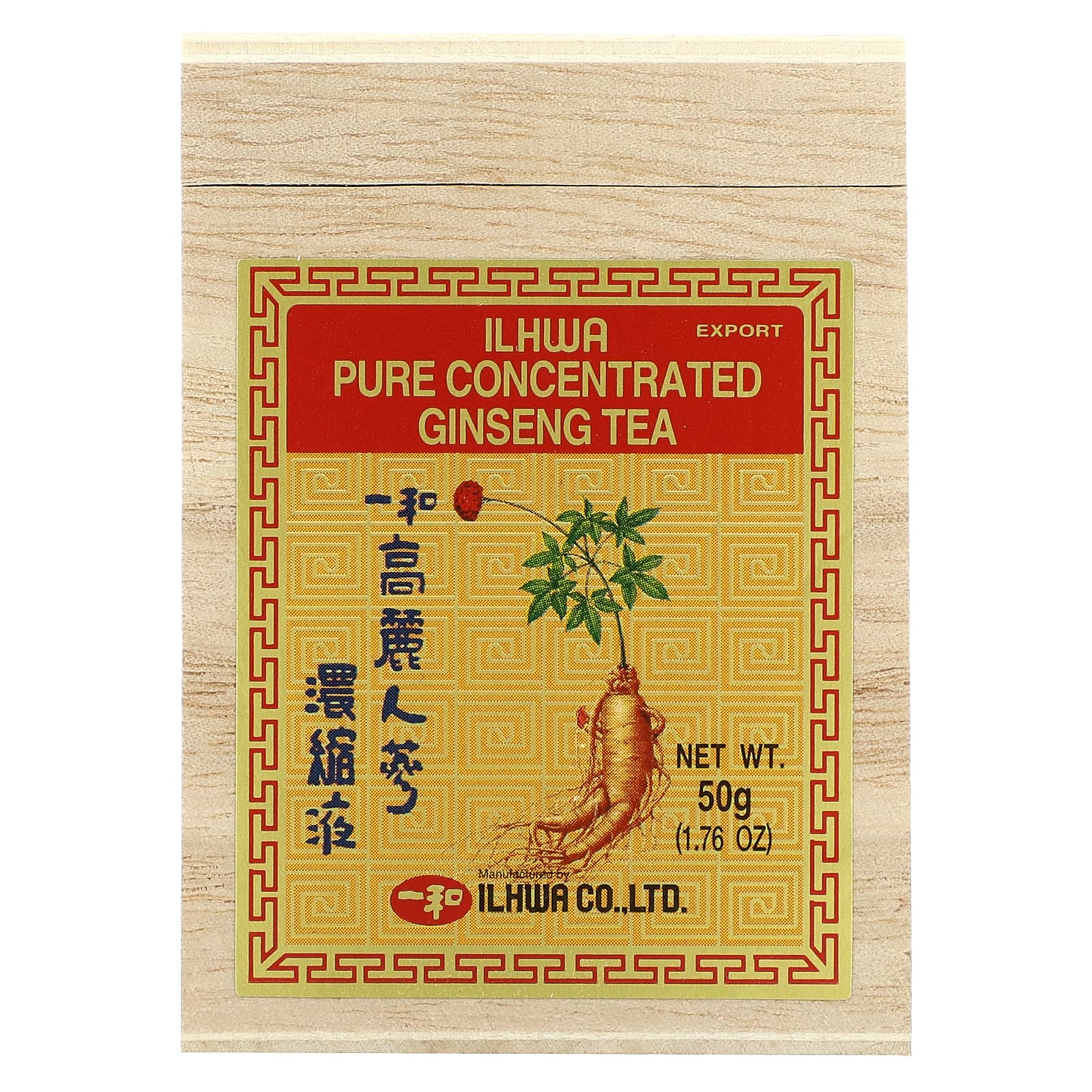 Grondig procent zeven Ilhwa, Pure Concentrated Ginseng Tea, 1.76 oz (50 g)