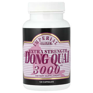 Imperial Elixir, Dong Quai, Extra Vahva, 3 000 mg, 120 Kapselia