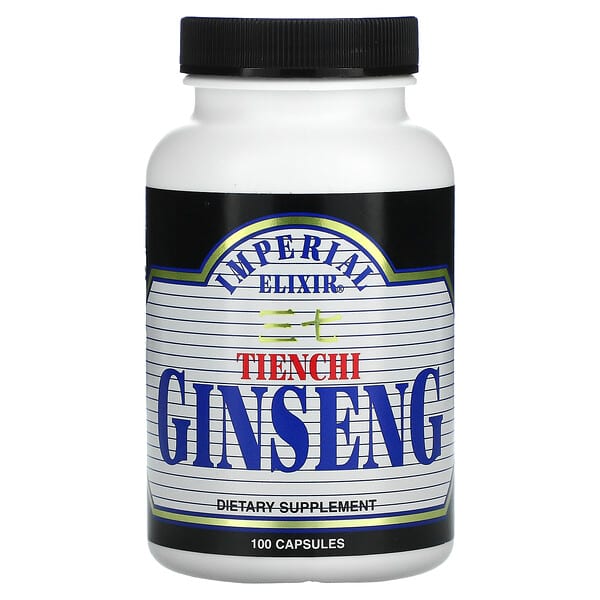 Imperial Elixir, Tienchi Ginseng, 100 Capsules