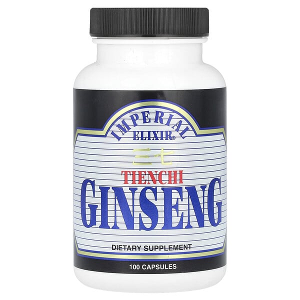 Tienchi Ginseng, 100 Capsules (500 mg per Capsule)