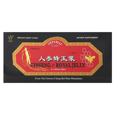 Imperial Elixir, Ginseng and Royal Jelly, 30 Bottles, 0.34 fl oz (10 ml) Each