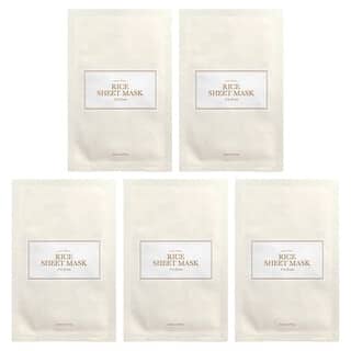 I'm From, Máscara Facial de Arroz, 5 Folhas, 20 ml (0,67 fl oz) Cada