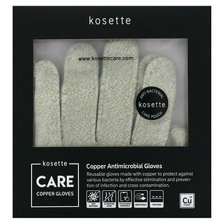 Kosette, 銅質抵禦細菌手套，大號，1 對。