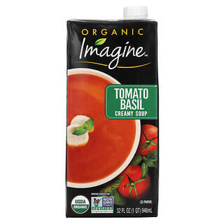 Imagine Soups, Zuppa cremosa biologica, pomodoro e basilico, 946 ml