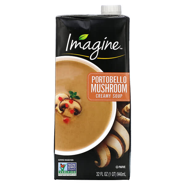 Imagine Soups, 奶油湯，波特菇，32 液量盎司（946 毫升）