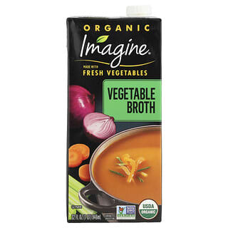 Imagine Soups, Organic Vegetable Broth, 32 fl oz (946 ml)