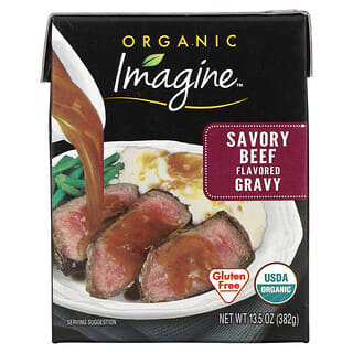 Imagine Soups, органическая пикантная подлива со вкусом говядины, 382 г (13,5 унции)