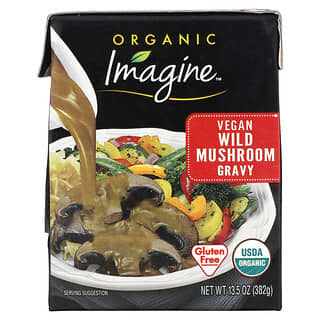 Imagine Soups, Sauce végétalienne biologique aux champignons sauvages, 382 g