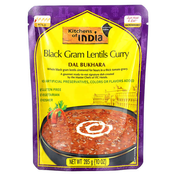 Kitchens of India, Dal Bukhara，黑扁豆咖喱粉，適度，10 盎司（285 克）
