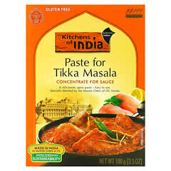Kitchens of India, Paste For Tikka Masala, Concentrate For Sauce, Medium, 3.5 oz (100 g)