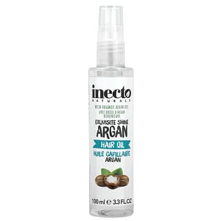 Inecto, Exquisite Shine Argan Hair Oil, 3.3 fl oz (100 ml)