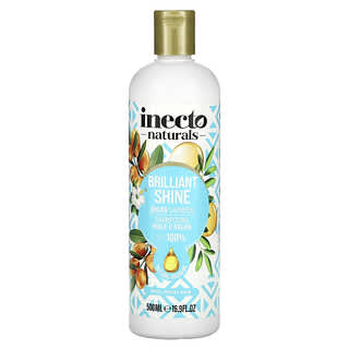 Inecto, Naturals, Shampoo de Argão Brilliant Shine, Cabelos Opacos e Frisados, 500 ml (16,9 fl oz)
