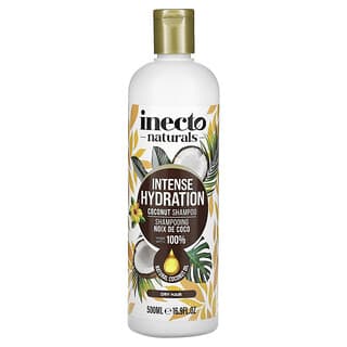 Inecto, Intense Hydration, Coconut Shampoo, intensive Feuchtigkeitspflege, Kokosnuss-Shampoo, 500 ml (16,9 fl. oz.)