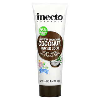 Inecto, Разглаживающий лосьон для тела с кокосом, 250 мл (8,4 жидк. Унции)