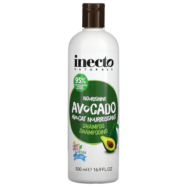 Inecto, 滋养鳄梨洗发水，16.9 液量盎司（500 毫升）