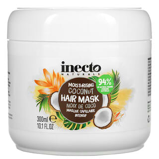 Inecto, Увлажняющая маска для волос с кокосом, 300 мл (10,1 жидк. Унции)