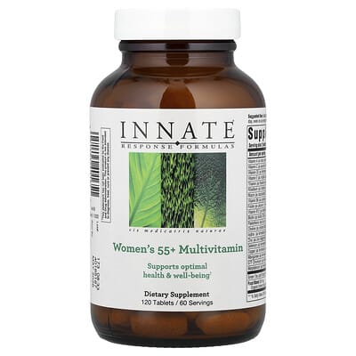 Innate Response Formulas, Women's 55+ Multivitamin, Without Iron and Vitamin K, 120 Tablets