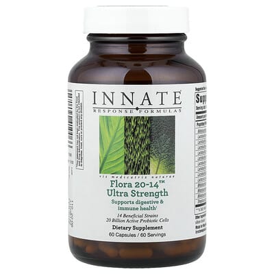 Innate Response Formulas, Flora 20-14™, Extra Strength Formula, 60 Capsules