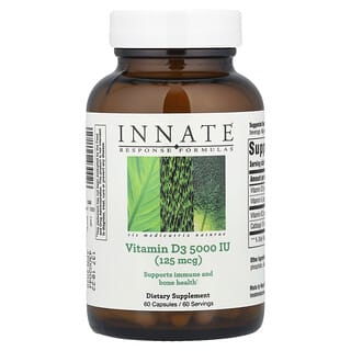 Innate Response Formulas, Vitamine D3, 125 µg (5000 UI), 60 capsules