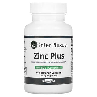 InterPlexus, Zinc Plus, 60 Vegetarian Capsules