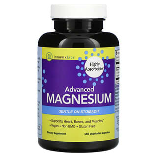 InnovixLabs, Advanced Magnesium, hochentwickeltes Magnesium, 150 pflanzliche Kapseln