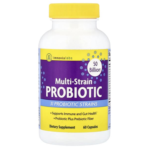 InnovixLabs Multi-Strain Probiotic, 60 Capsules