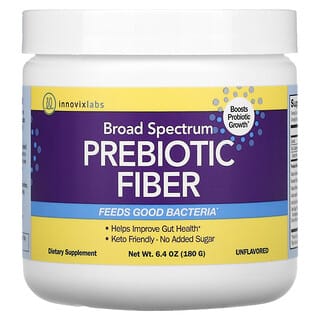 InnovixLabs, Broad Spectrum Prebiotic Fiber, Unflavored, 6.4 oz (180 g)