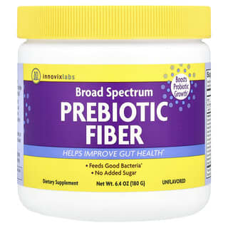 InnovixLabs, Broad Spectrum Prebiotic Fiber, Unflavored, 6.4 oz (180 g)