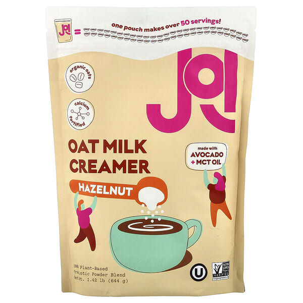 JOI, 오트 밀크 크리머, 헤이즐넛, 644g(1.42lb)