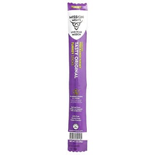 Mission Meats, Turkey Sticks, Tasty Original, 1 oz (28 g)