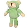 Green Sprouts, Velour Rattle Toy, Sage Cat, 3+ Months, 1 Toy