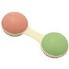Green Sprouts, Cornstarch Dumbbell Rattle, 3+ Months, Salmon Color