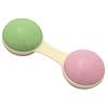 Green Sprouts, Cornstarch Dumbbell Rattle, 3+ Months, Pink Color