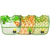 Green Sprouts, Wipe-Off Bibs, 9-18 Months, Green Fox Set, 3 Pack