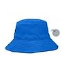 Reversible Bucket Hat, 9-12 Months, Royal Blue/Gray