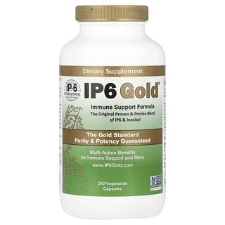 IP-6 International, IP6 Gold, Formule de soutien immunitaire, 240 capsules végétariennes