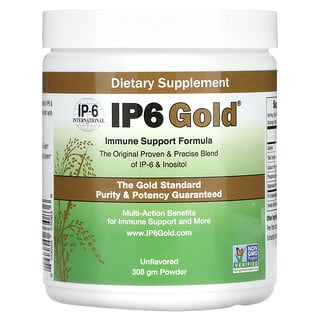 IP-6 International, IP6 Gold, Formule de soutien immunitaire en poudre, Non aromatisé, 308 g